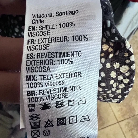 NWOT  MIDI Roxy wrap around dress w/ pockets Sz Large (12) - Picture 9 of 13